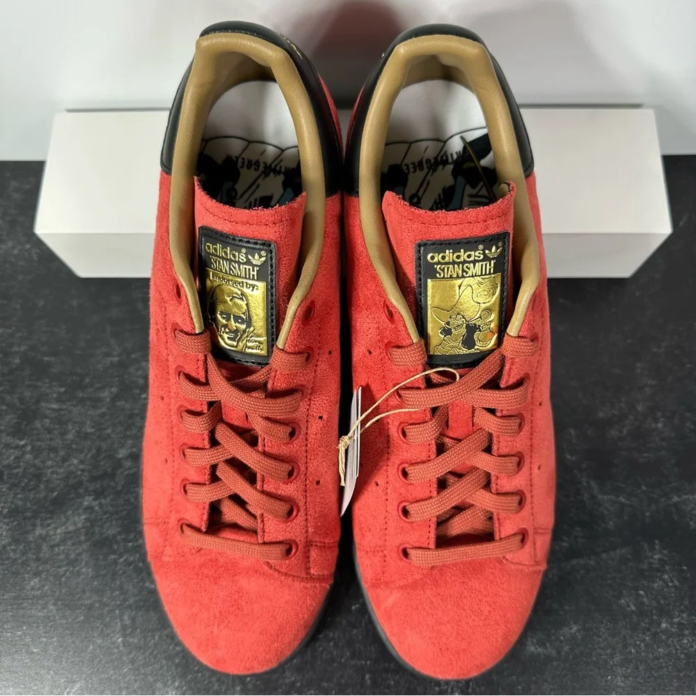 ADIDAS DISNEY X STAN SMITH PETER PAN CAPTAIN HOOK MENS SHOES SIZE 10 SUEDE NEW - Picture 2 of 10